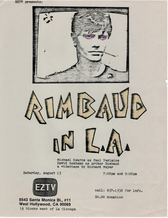 Affiche de Rimbaud in L.A. - EZTV