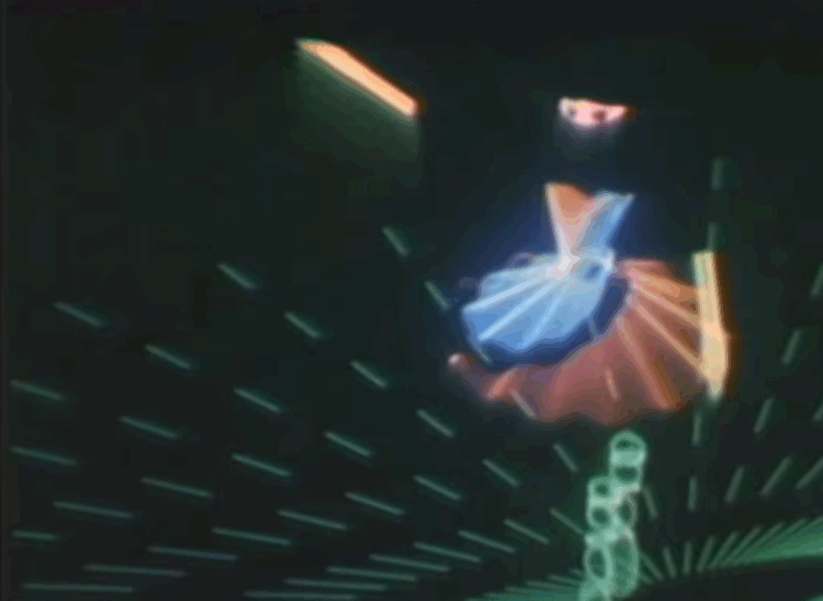 “Larger Than Life” (1985), Dave Curlender & David Goodsell, first shown as a work in progress at EZTV in 1984, created as a student project by two UCLA students, was an early example of 3D digital animation & motion capture. - EZTV
